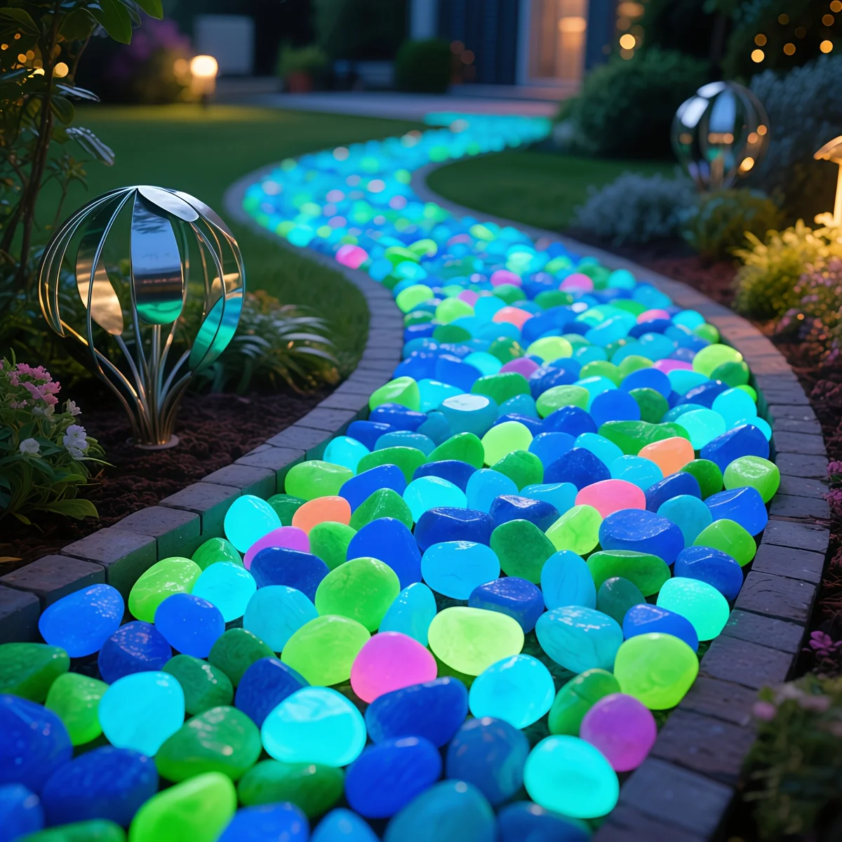 1CM 100pcs Color Goose Stone L - Marine Fish Tank recension och pris