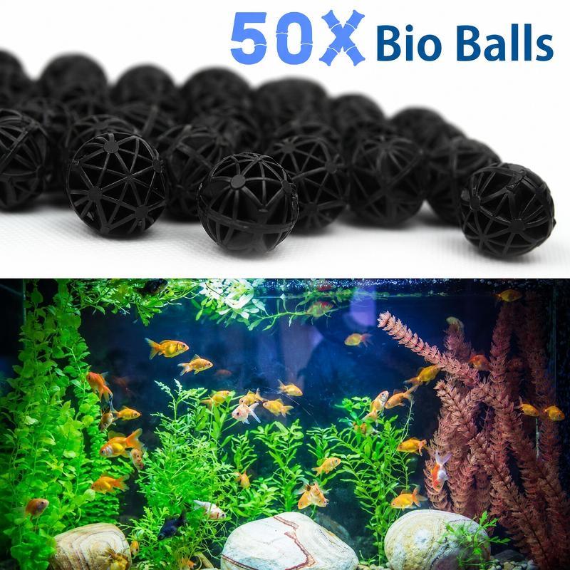 50Pcs 16mm Aquarium Bio Filter - Marine Aquarium recension och pris