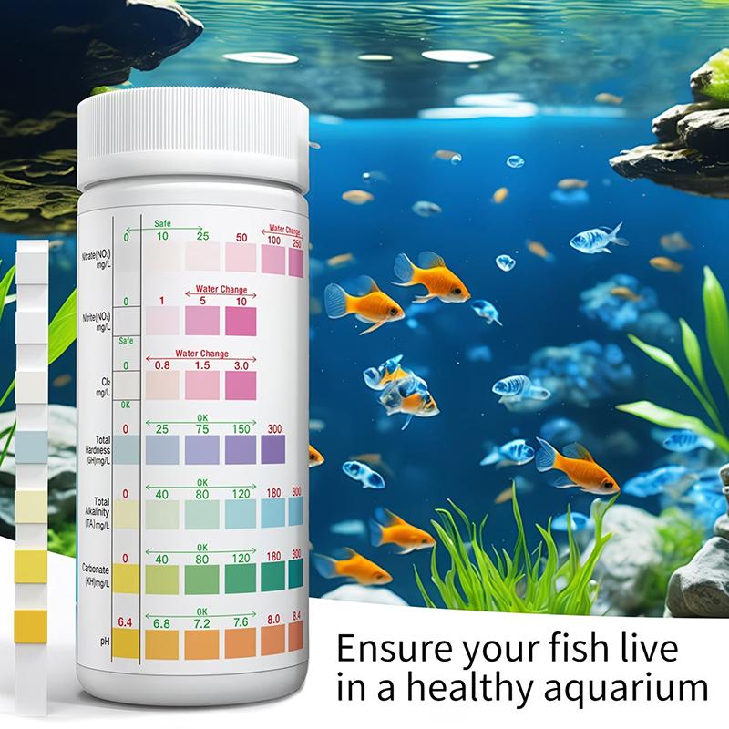 Aquarium Water Test Strips 8 i - Saltwater Tank recension och pris