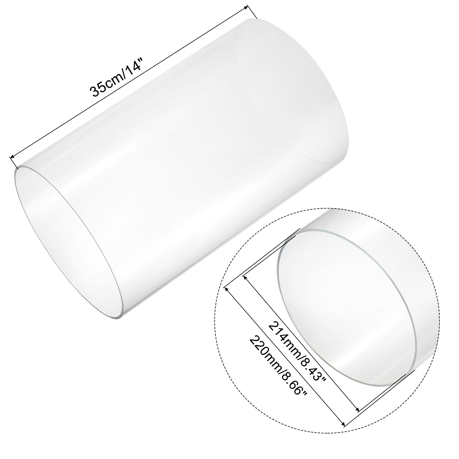 350mm Transparent Acrylic Aqua - Ocean Aquarium recension och pris