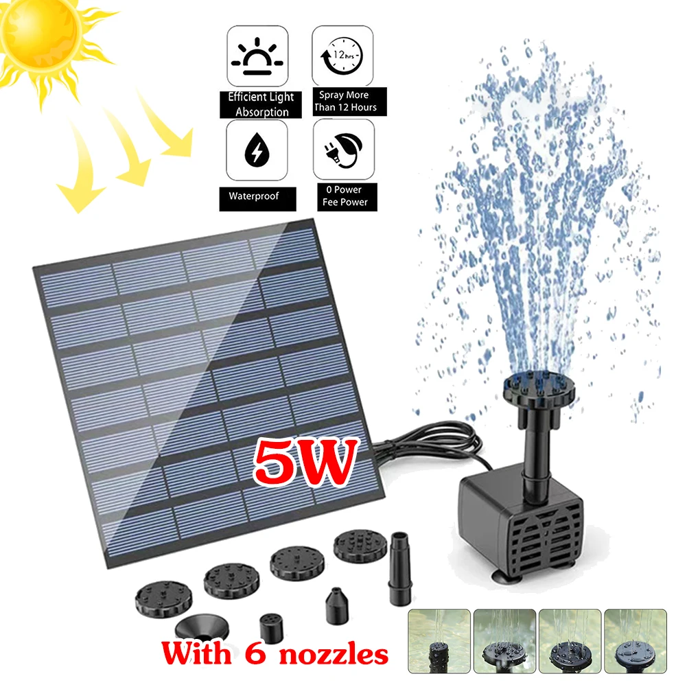 Solar Water Pump Fountain Pump - Marine Aquarium recension och pris