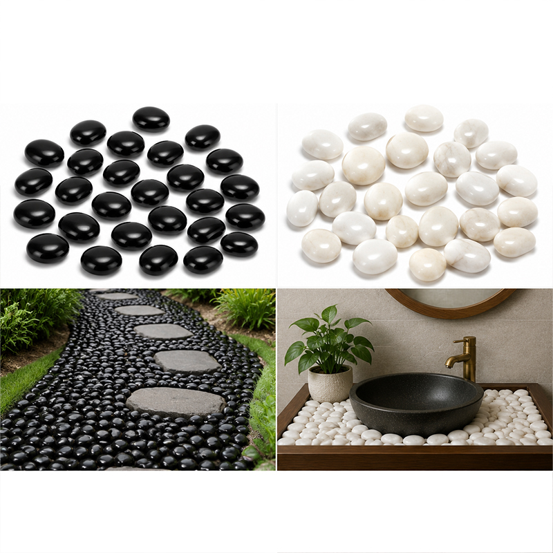 White&Black Polished River Roc - Marine Fish Tank recension och pris
