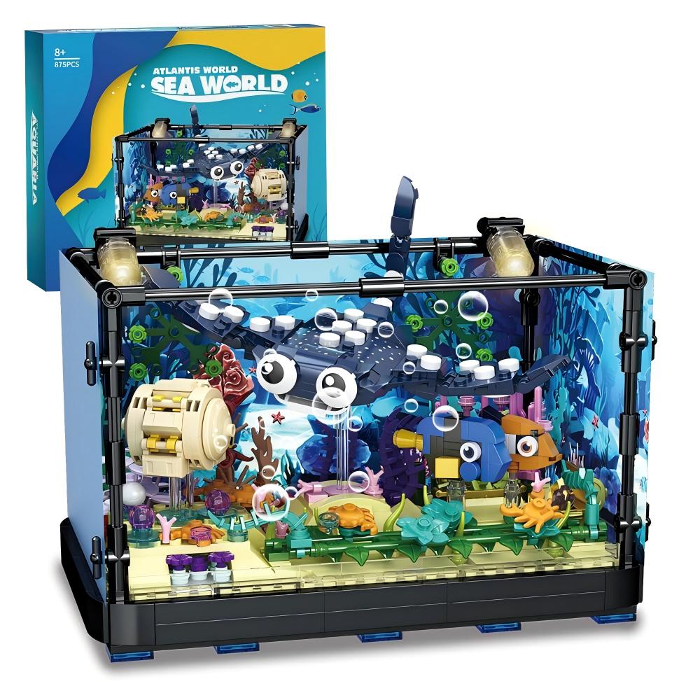 Fish Tank Building Set - Marin - Marine Aquarium Cube recension och pris