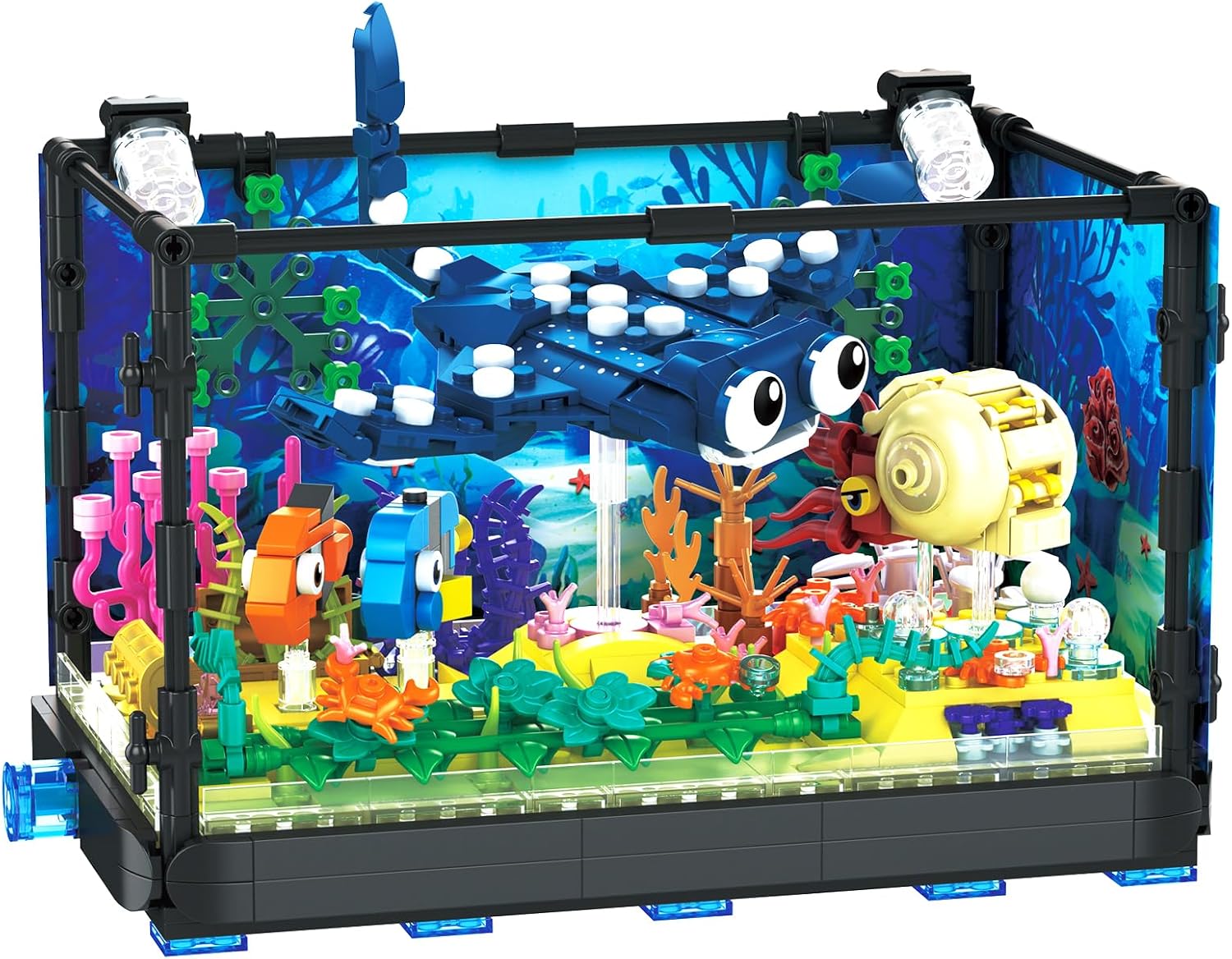 Fish Tank Building Set - Marin - Marine Aquarium Cube recension och pris