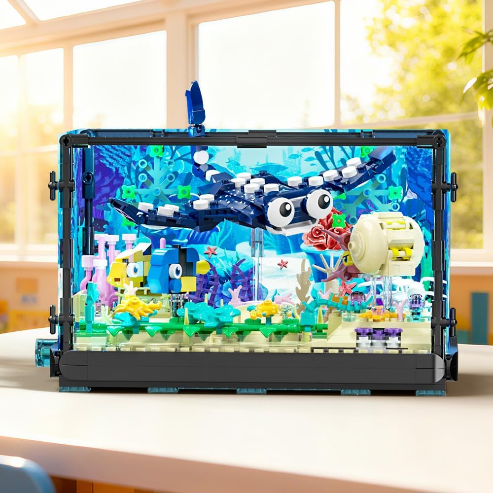 Fish Tank Building Set - Marin - Marine Aquarium Cube recension och pris