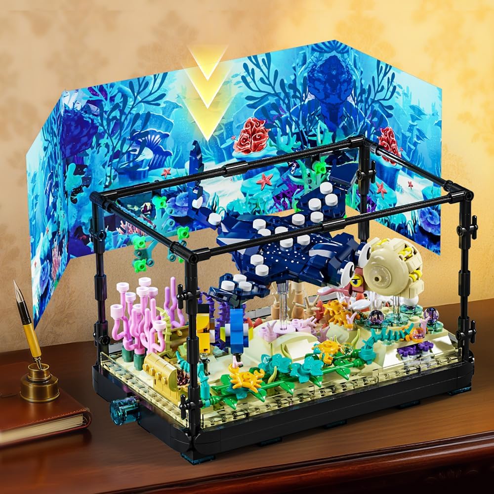Fish Tank Building Set - Marin - Marine Aquarium Cube recension och pris