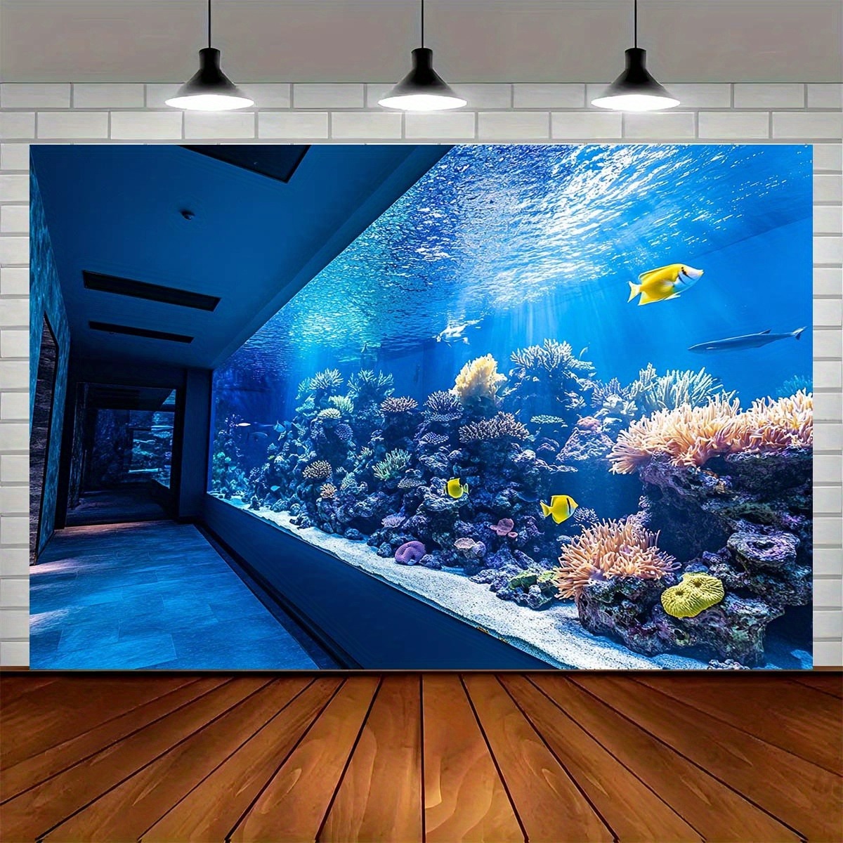 Vibrant Underwater Aquarium Ta - Reef Aquarium recension och pris