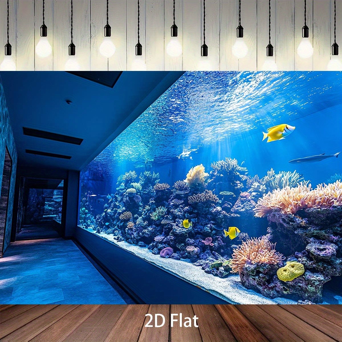 Vibrant Underwater Aquarium Ta - Reef Aquarium recension och pris