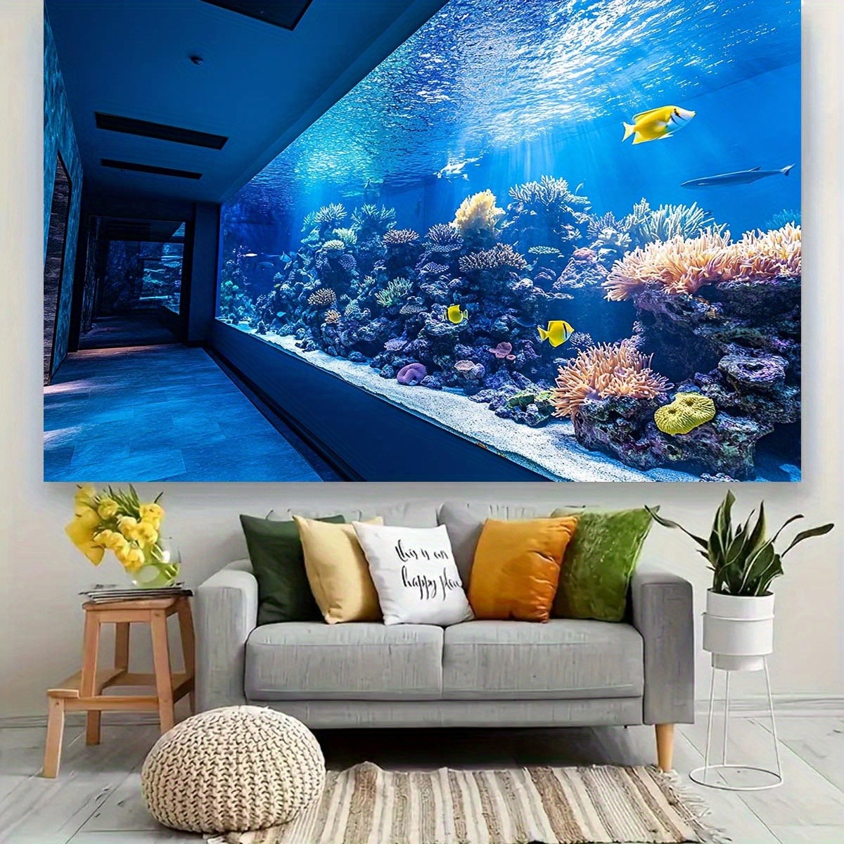 Vibrant Underwater Aquarium Ta - Reef Aquarium recension och pris