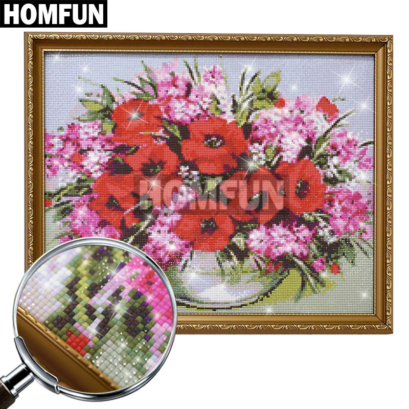 HOMFUN Full Square/Round Drill - Marine Coral recension och pris