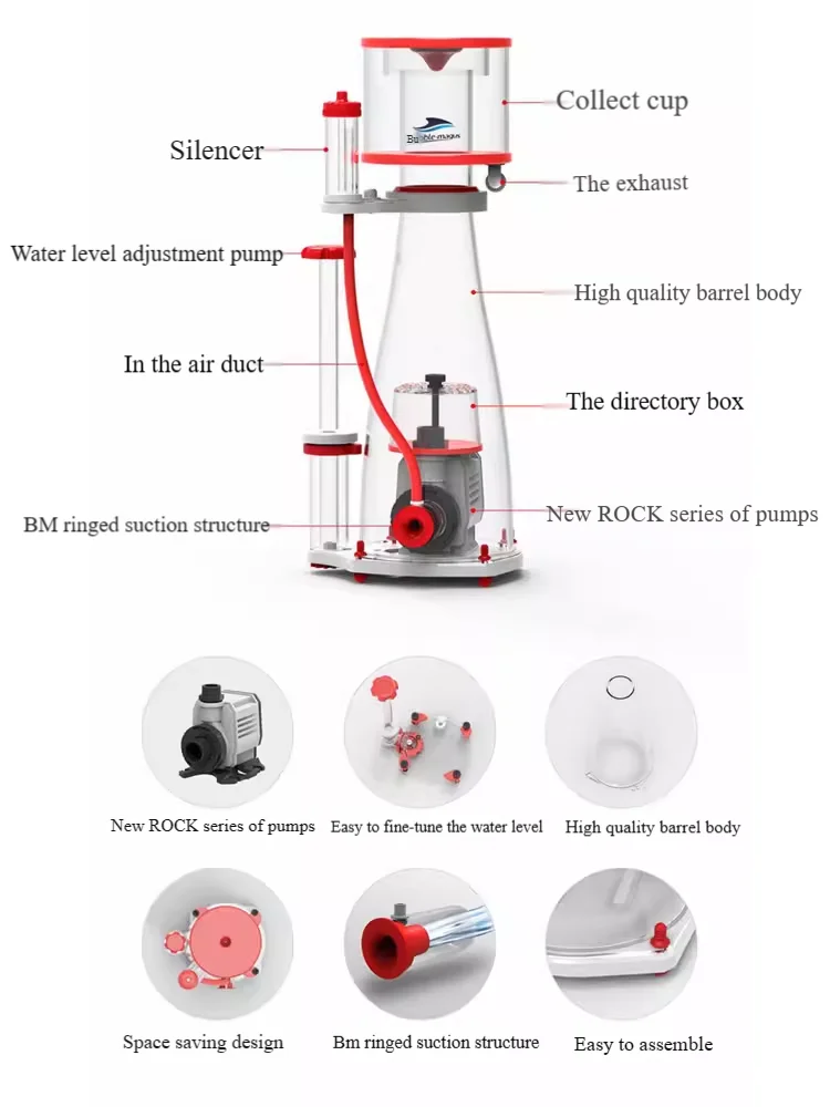 220-240V 50Hz Bubble Magus Cur - Reef Tank Filter recension och pris