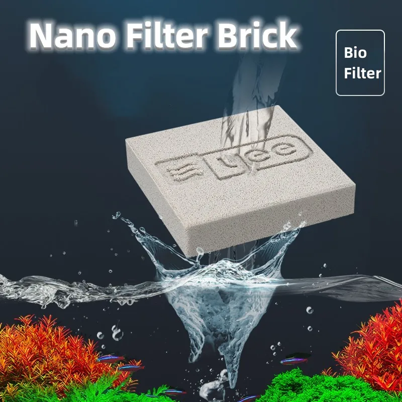 1/2pcs Fish Tank Nano Ceramic  - Marine Aquarium Cube recension och pris