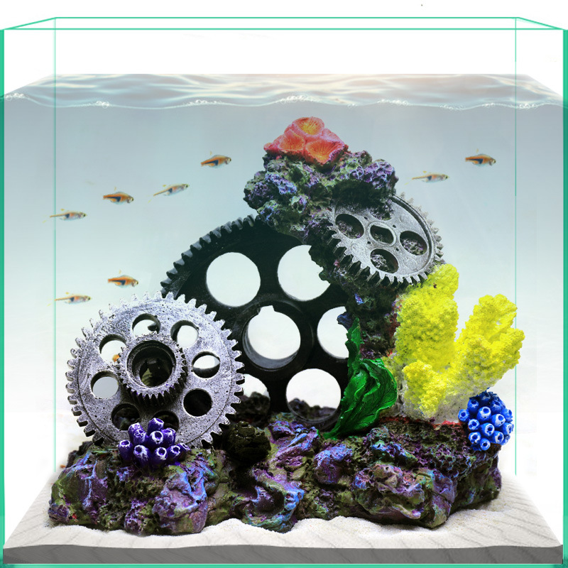 Landscaping Rocks Hideaway Hou - Marine Aquarium Epoxy recension och pris