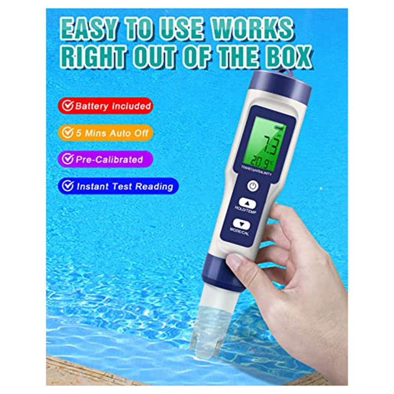 TDS Meter, 0-200000 PPM Meter, - Saltwater Tank recension och pris