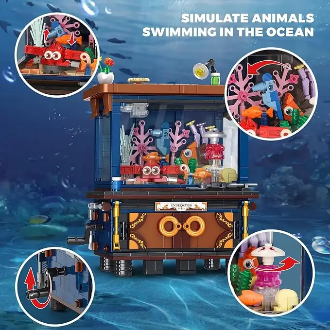 T2153 Aquarium Underwater Worl - Aquarium Marine World recension och pris